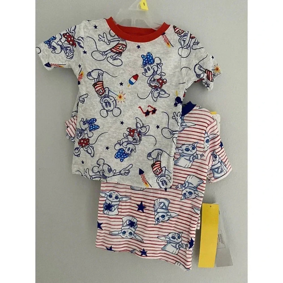Mickey Mouse & Baby Yoda Combo- Size 3T - Memorial Day, Labor Day, July 4th - Picture 1 of 10